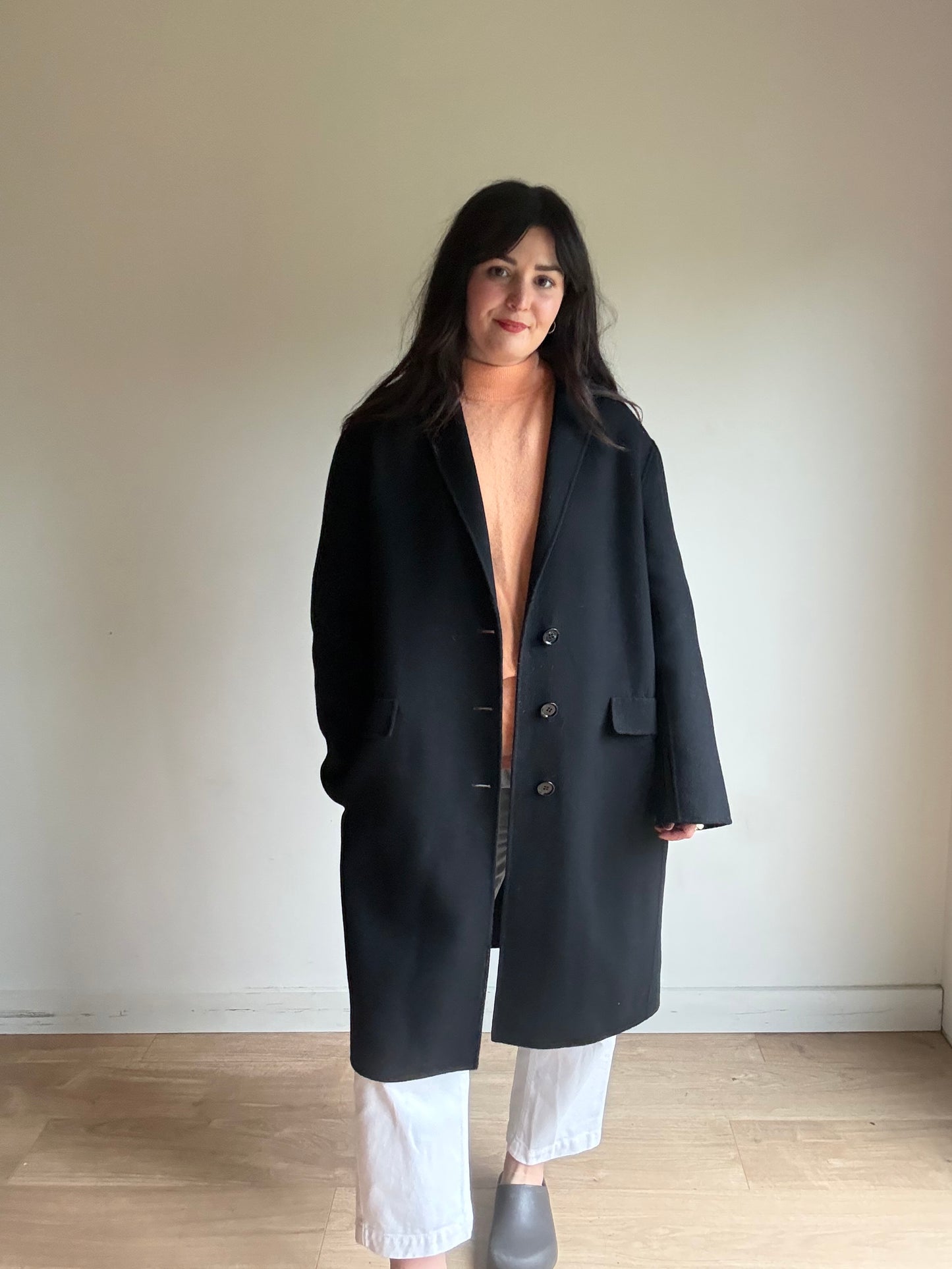 Vintage Canda Angora High Neck Jumper, L