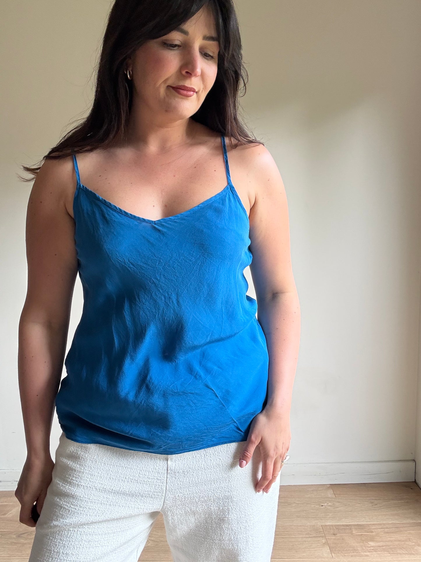 J Crew Pure Silk Cami, M