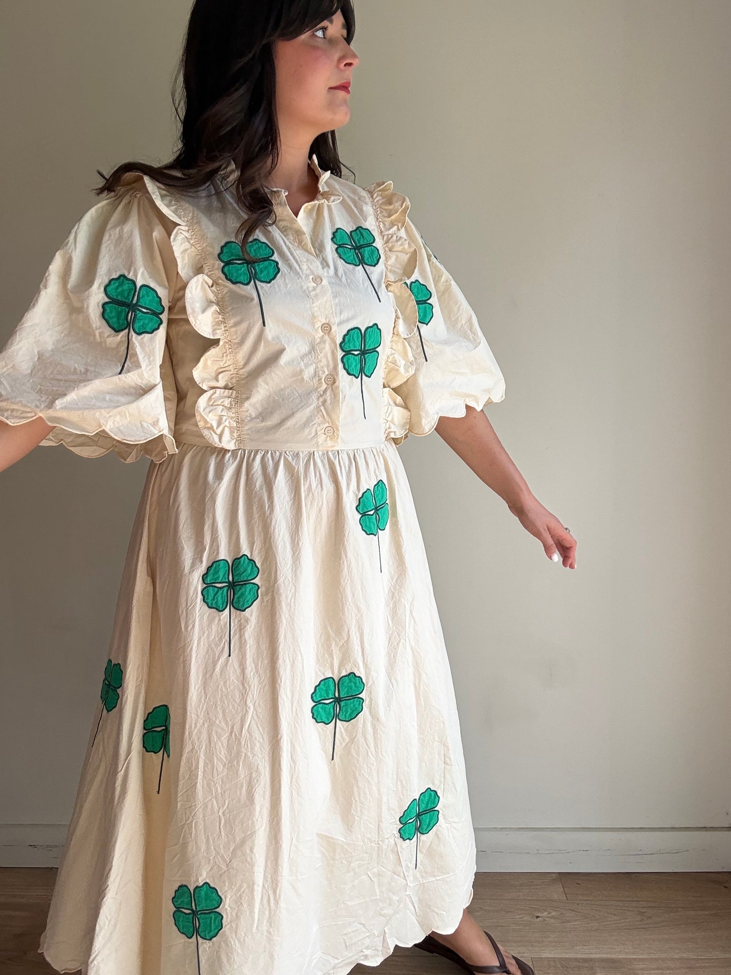 Stella Nova Clover Cotton Dress, L
