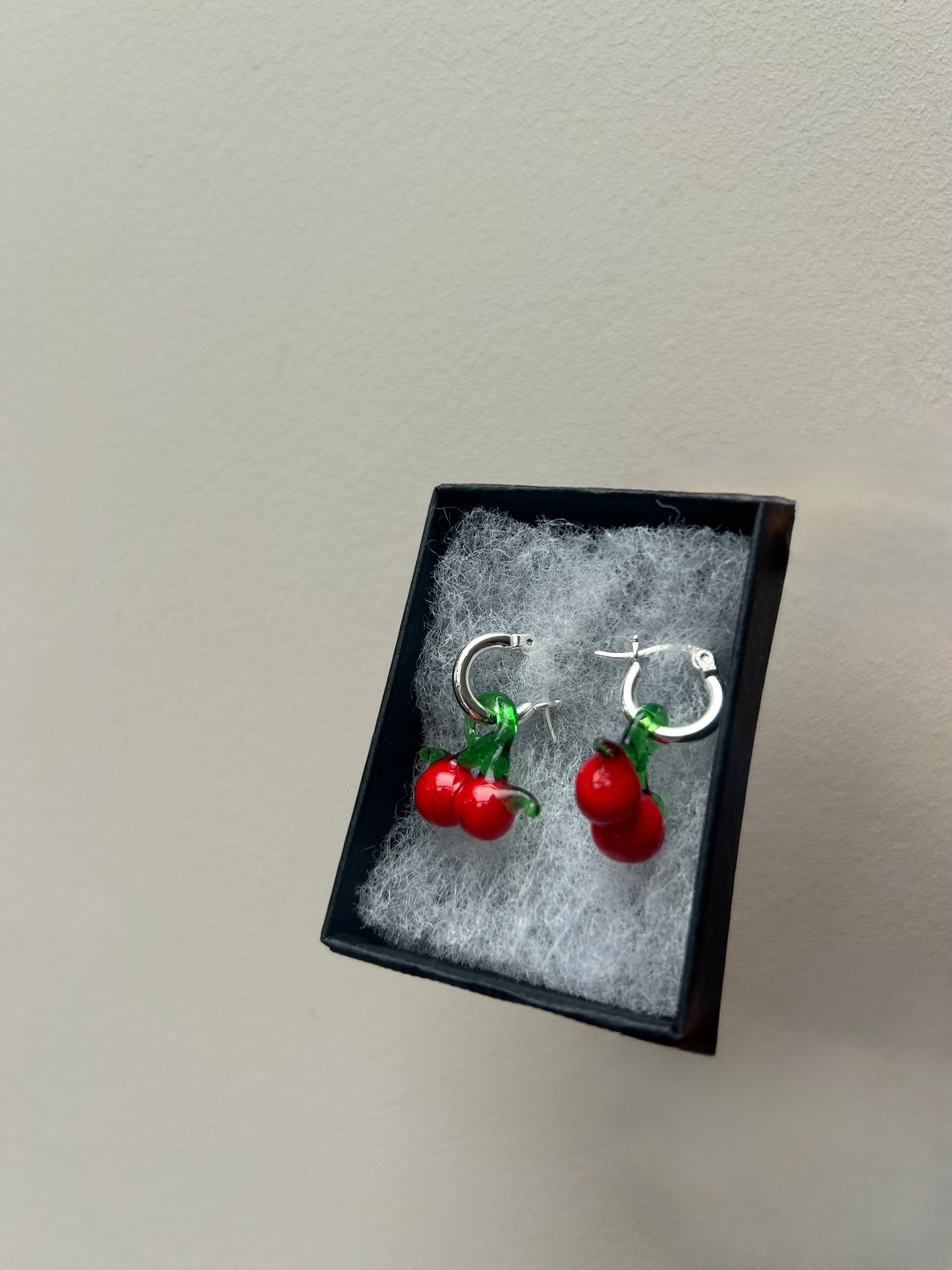 Chilli Glass Handmade Earrings