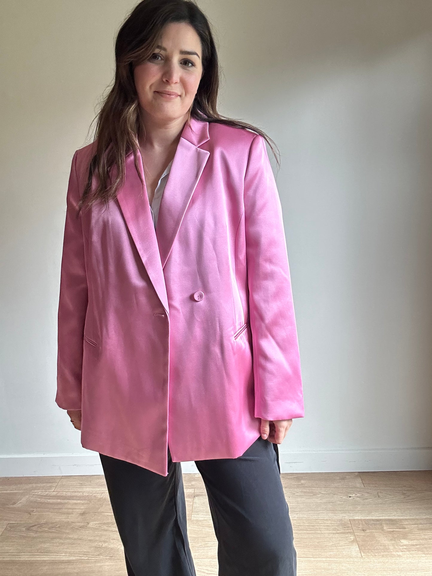 H&M Satin Blazer - Size 16-20