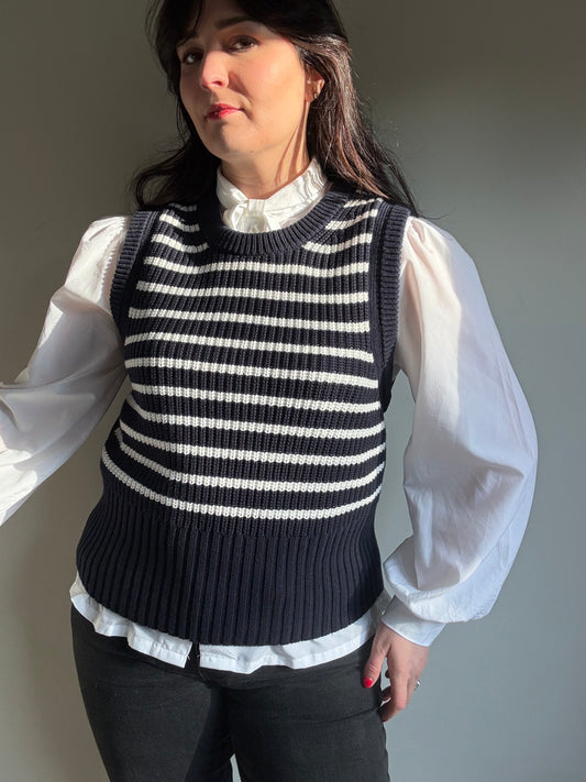 Me + Em Cotton & Cashmere Tank Vest, L