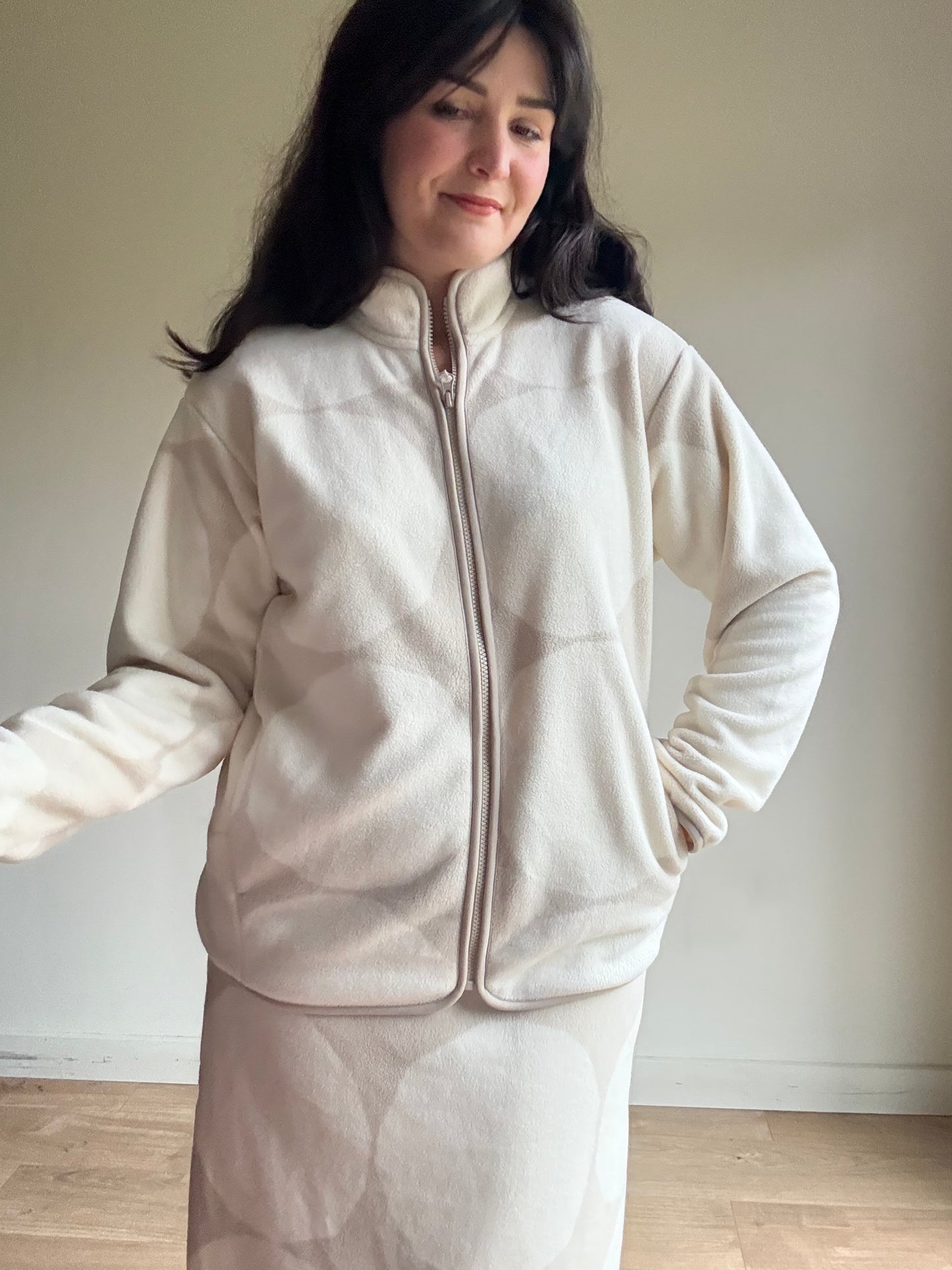 Marimekko Uniqlo Fleece Skirt and Zip-Up Co-Ord, L