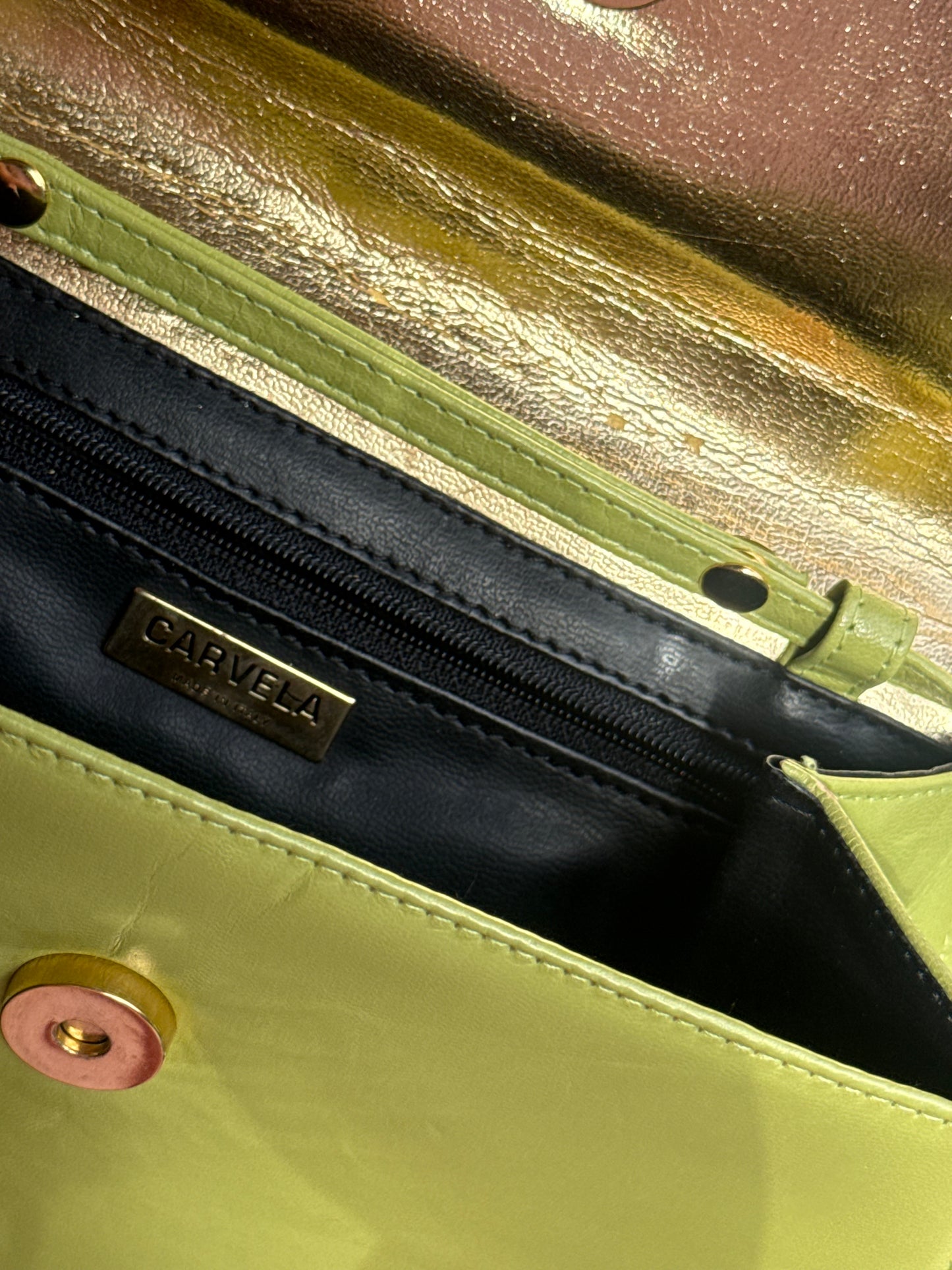 Vintage Carvela Leather Envelope Crossbody Bag