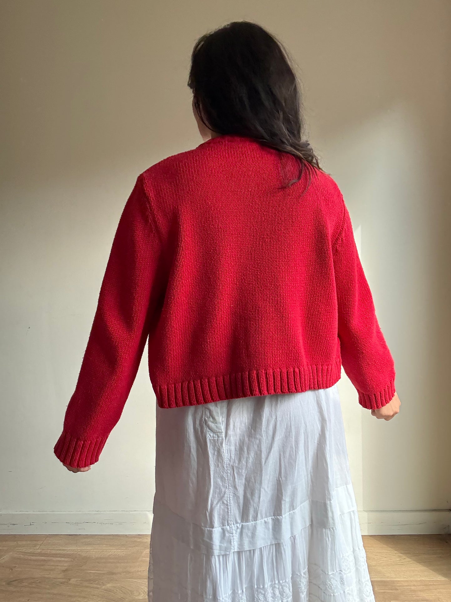 Zara Cotton Mix Cardigan, XL