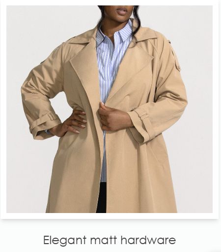 LIVE Unlimited NEW Classic Belted Trench, 16