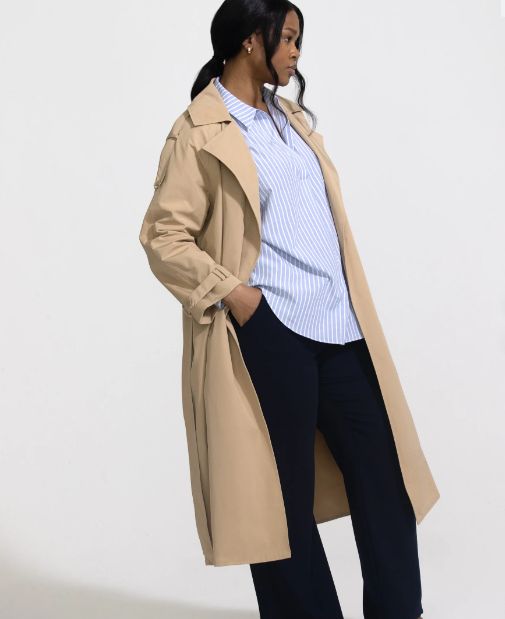 LIVE Unlimited NEW Classic Belted Trench, 16