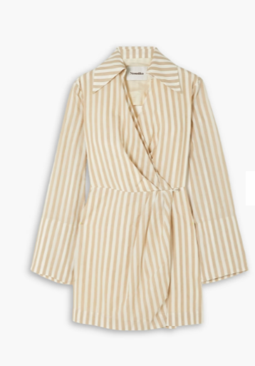 Nanushka Open Back Shirt Dress, L