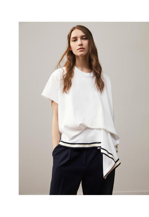 Petit Bateau Collab Soft Cotton Panel T-Shirt, L